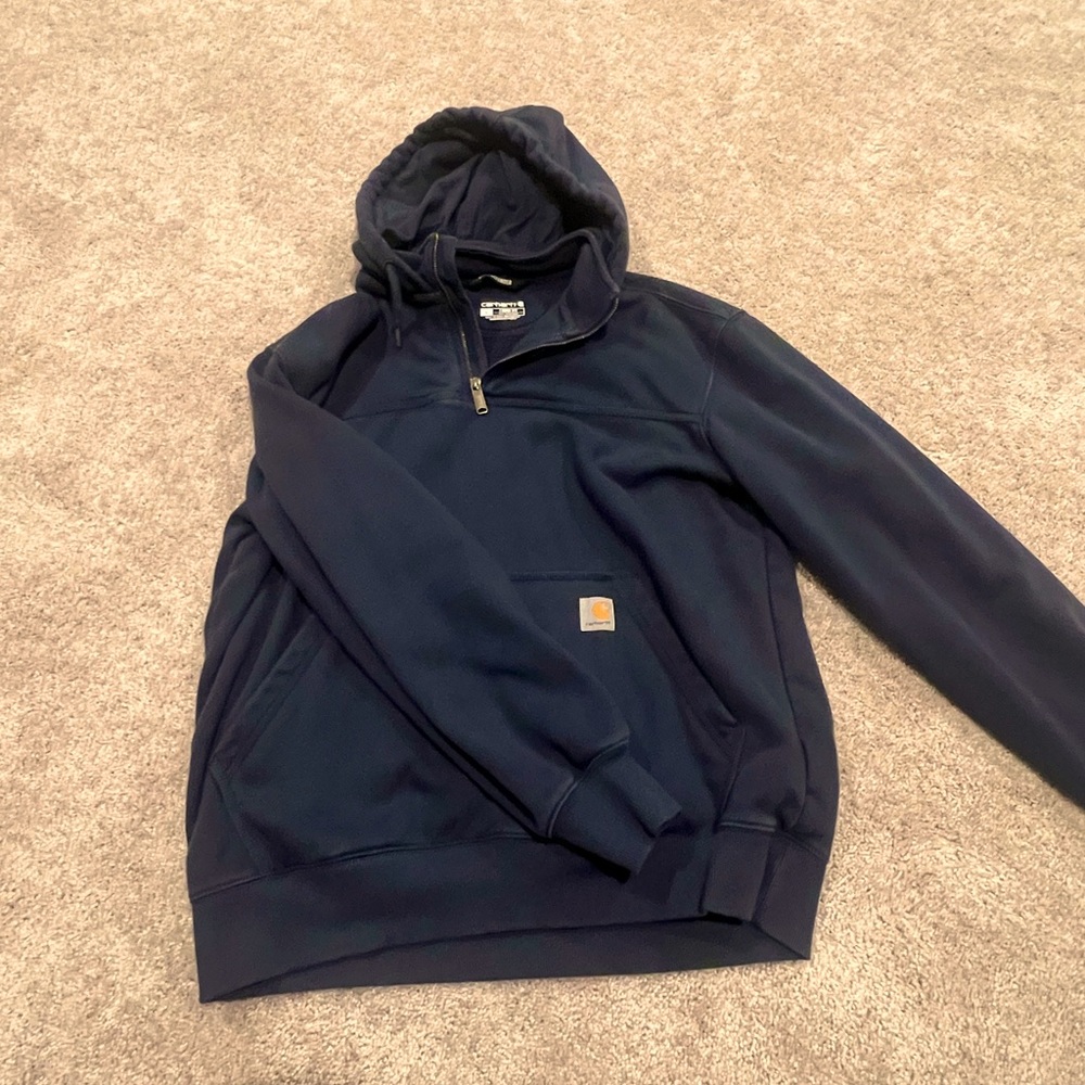 Rain Defender Carhartt Quarter Zip
Size L loose fit